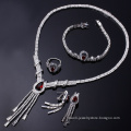 Popular 925 sterling silver jewelry set for queen christmas gifts
